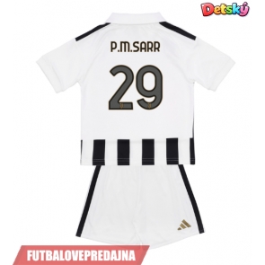 Lacne Dětský Futbalové dres Juventus Pape Matar Sarr #29 2026-27 Krátky Rukáv - Domáci (+ trenírky)